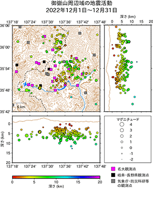 地震活動/2022年12月1日〜12月31日
