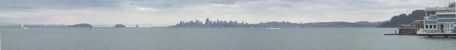 panorama view of San Francisco