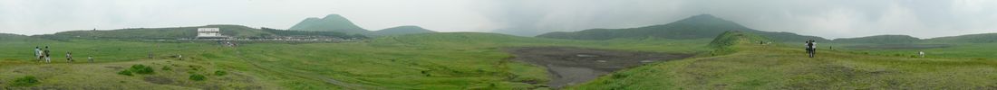panorama view of Aso