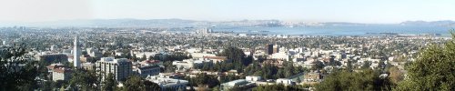 panorama view of Bay area