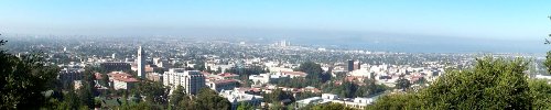 panorama view of Bay area