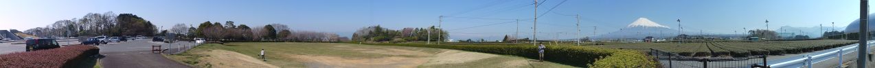 panorama view of Mt. Fuji