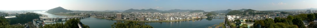 panorama view from Inuyama castle