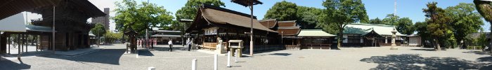 panorama view of Konomiya shrine