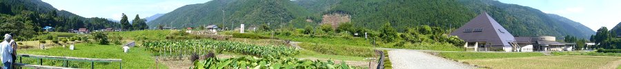 panorama view of Neodani fault