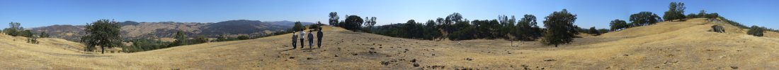 panorama view of San Andreas fault