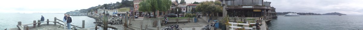 panorama view of Sausalito