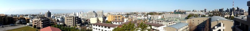 panorama view from Takikawa-cho