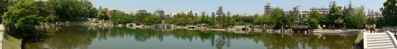panorama view of Tokugawaen park