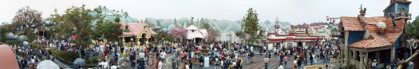 panorama view of Toon Town
