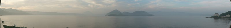 panorama view of lake Touya