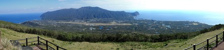panorama view of Hachijojima