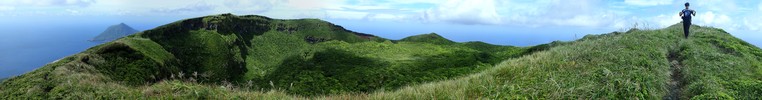 panorama view of Hachijojima