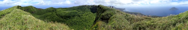 panorama view of Hachijojima